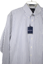 NEW Stafford Essentials Classic Fit The Blazer Shirt | 17 32-33