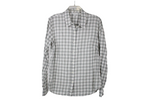 NEW Garnet Hill Gray Gingham Button Down | 12