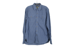 Robert Graham Blue Checked Tailored Fit Shirt | L