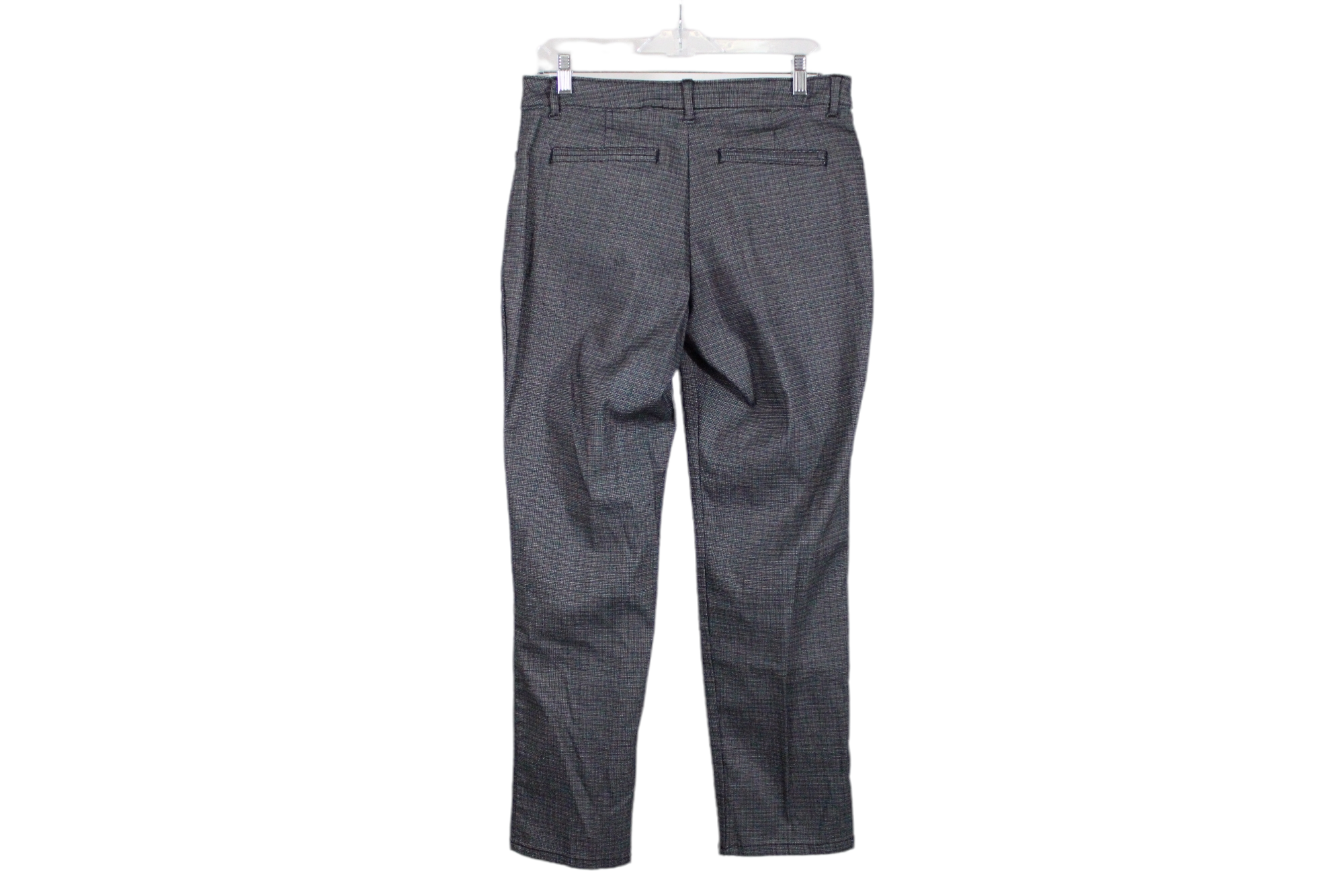 Lee Relaxed Fit Straight Leg Mid Rise Black Pants | 8 Petite