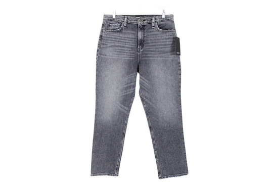 NEW Hudson Los Angeles Holly Straight Gray Wash Jeans | 32 (10)