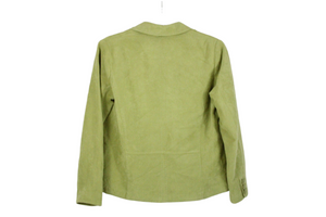 Studio Works Sage Green Suede Blazer Jacket | 8
