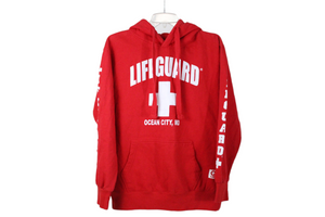 Lifeguard Red Hoodie | S
