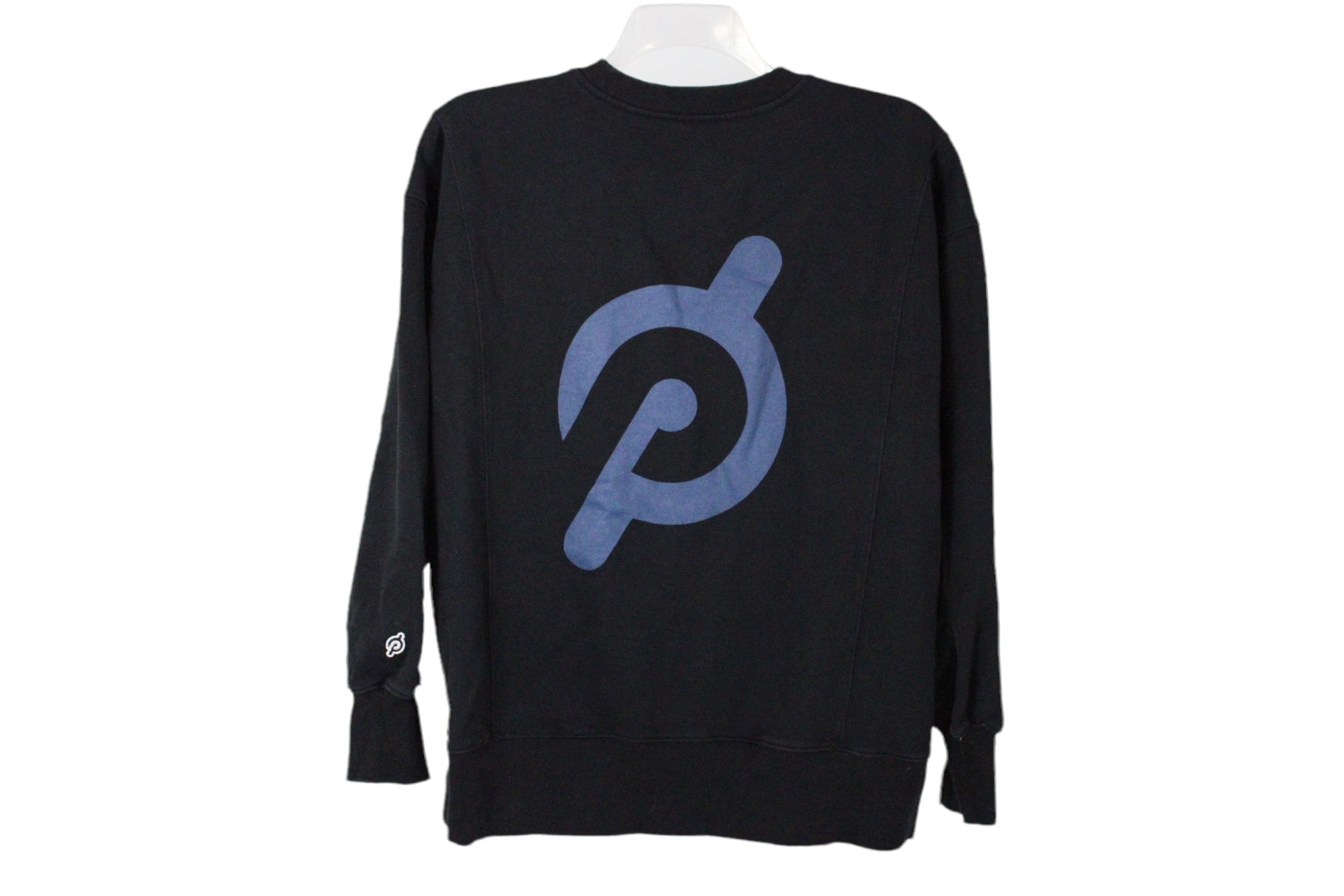 Peloton Side Panel Black Pullover Sweatshirt | L