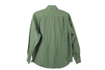 Izod Green Plaid Button Down Shirt | L