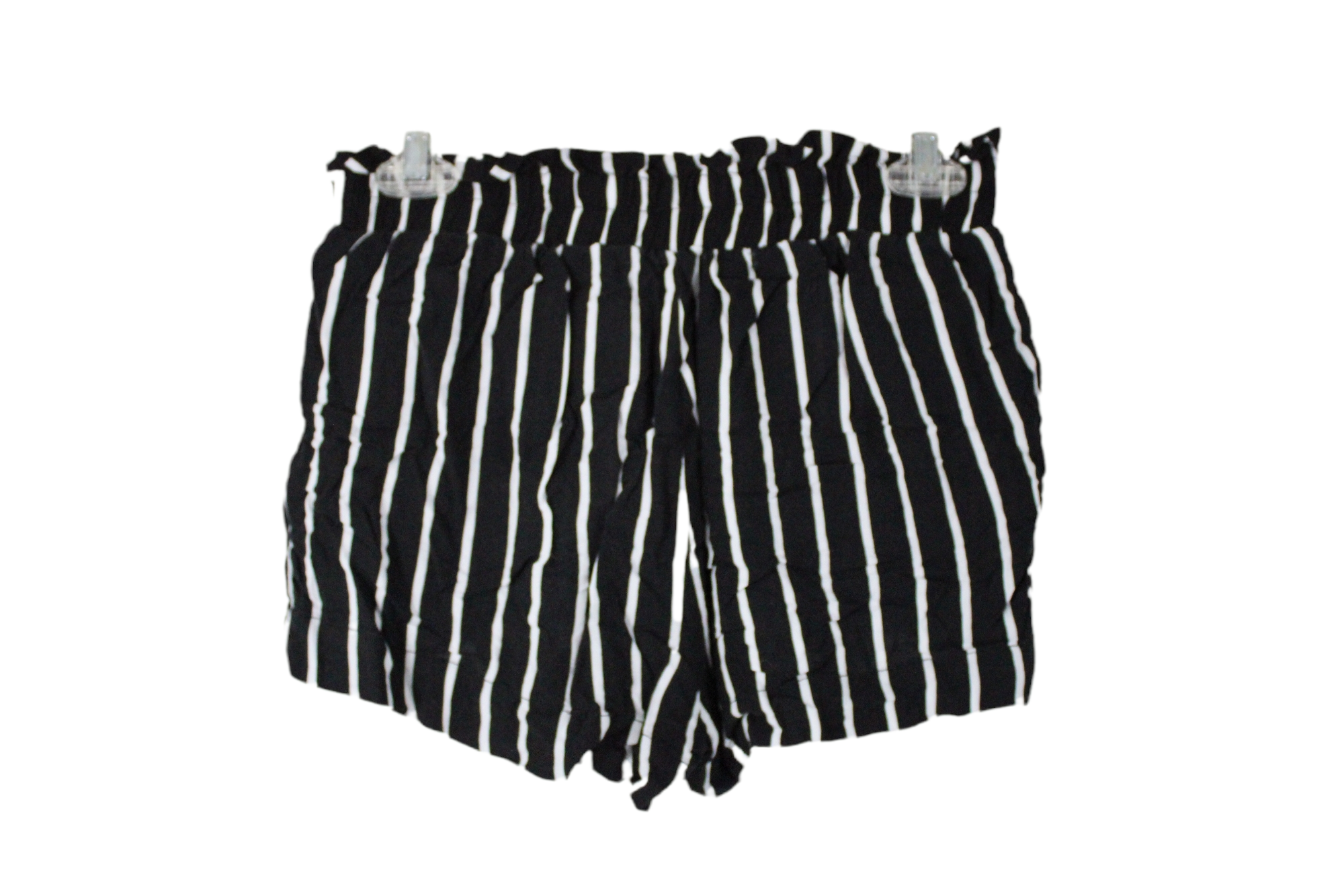 Ambiance Apparel Black Striped Shorts