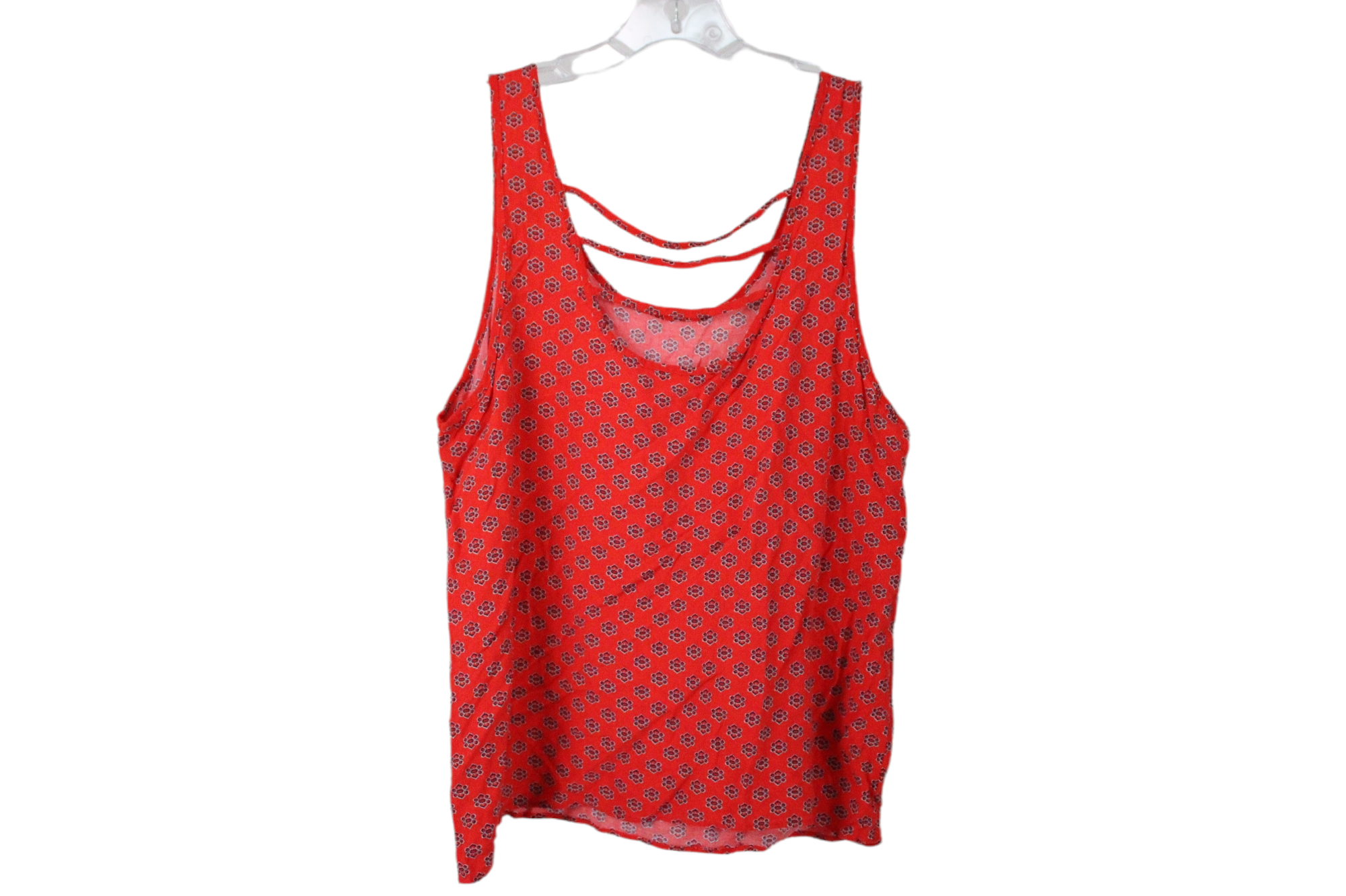 Red Patterned Tank | M