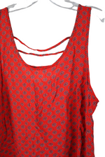 Red Patterned Tank | M