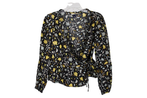 NEW Universal Thread Black Floral Top | S