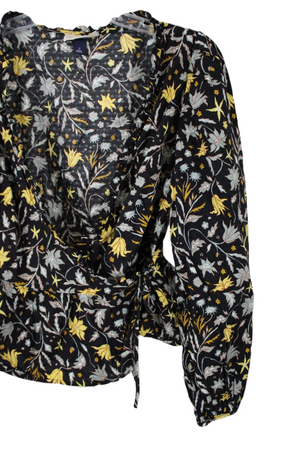 NEW Universal Thread Black Floral Top | S