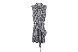 Express Black Gingham Dress | 00
