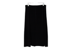 Koret Petites Black Velvet Skirt | L Petite