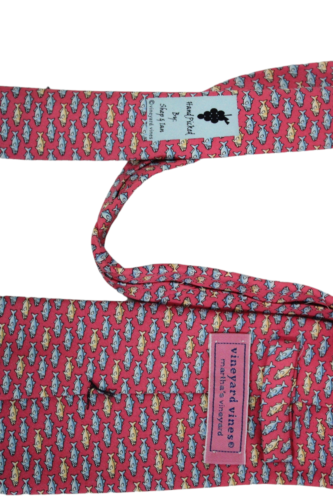 Vineyard Vines Pink Fish Tie