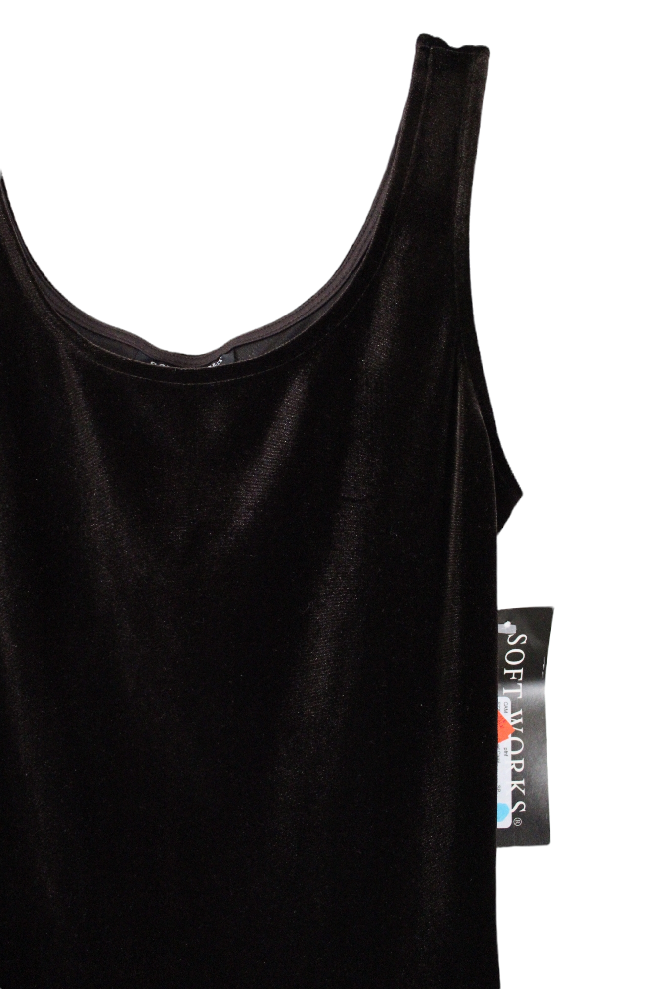 NEW Soft Works Petite Brown Velvet Tank | S