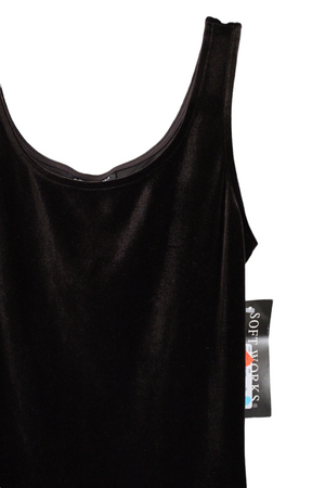 NEW Soft Works Petite Brown Velvet Tank | S