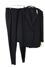 NEW Ermenegildo Zegna Black Tuxedo | 46L Jacket 38X37 Pants