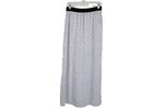 Worthington White Black Chiffon Maxi Skirt | M