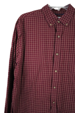 Croft & Barrow Easy Care Red Plaid Shirt | L