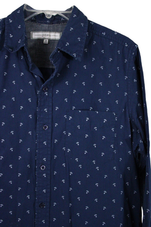 PD&C Blue Anchor Button Down | M