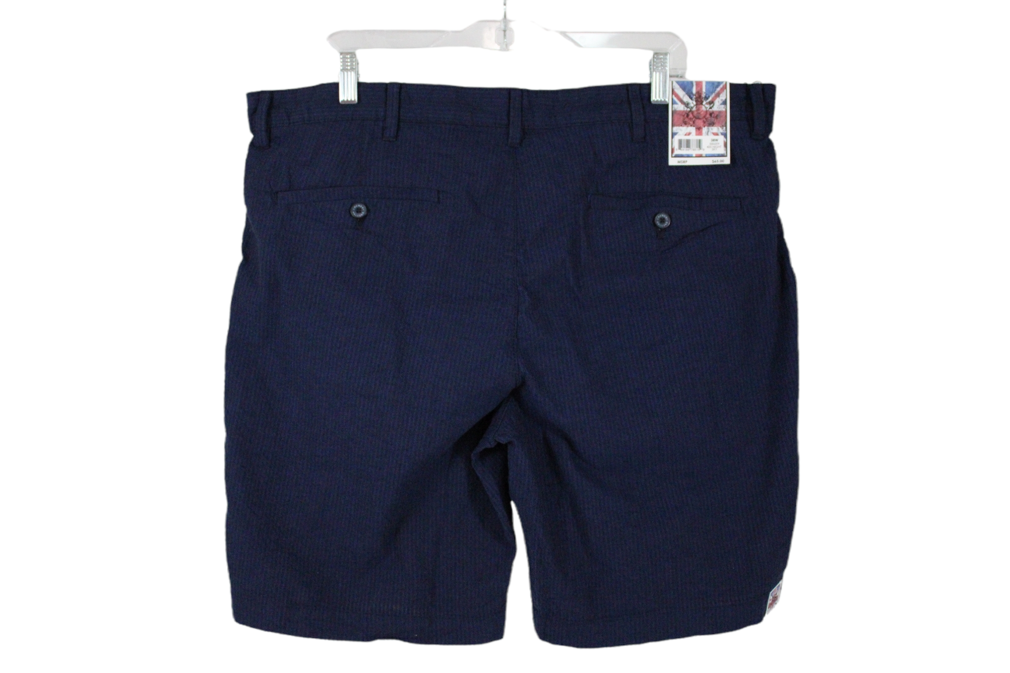 NEW English Laundry Blue Striped Shorts | 38