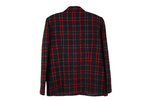 Sag Harbor Black Red Plaid Sparkle Jacket | 6 Petite