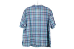 Gloria Vanderbilt Casuals Blue Plaid Shirt | 2X