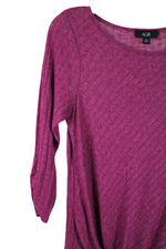AGB Pink Rib Knit Top | M