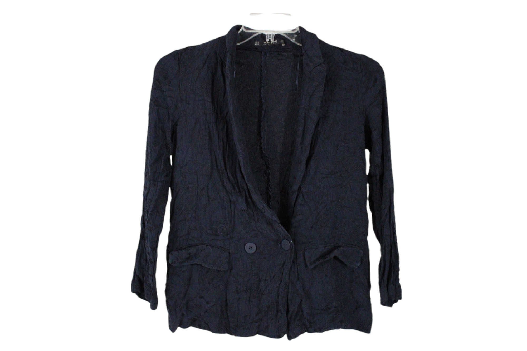 Zara Basic Collection Blue Floral | XS