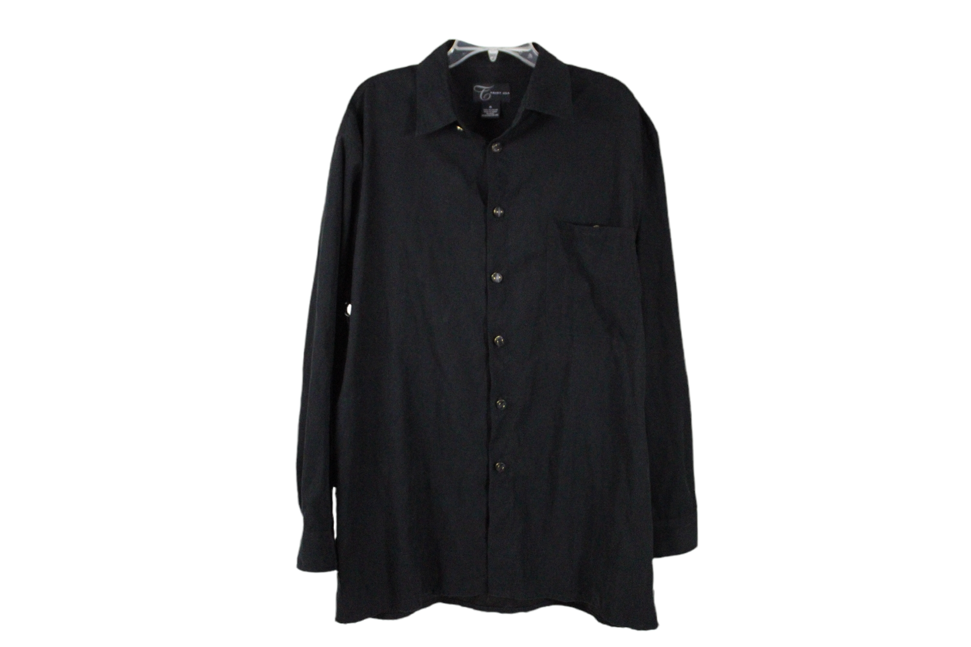 Trust USA Black Suede Finish Shirt | XL