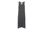Acemi Black White Striped Maxi Dress | S