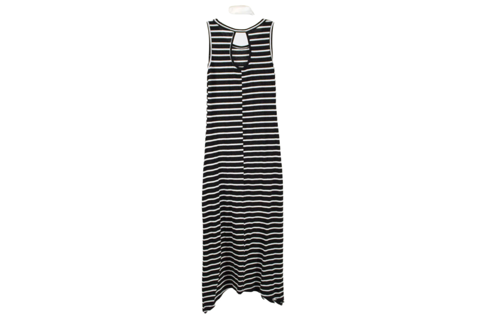 Acemi Black White Striped Maxi Dress | S