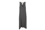 Acemi Black White Striped Maxi Dress | S