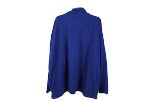 Faded Glory Blue Rib Fleece Pullover | 3XL