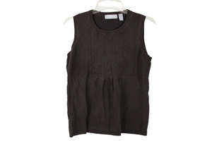 Liz Claiborne Brown Knit Tank | L