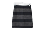 Ann Taylor Petites Black Cotton Embroidered Skirt | 00 Petite
