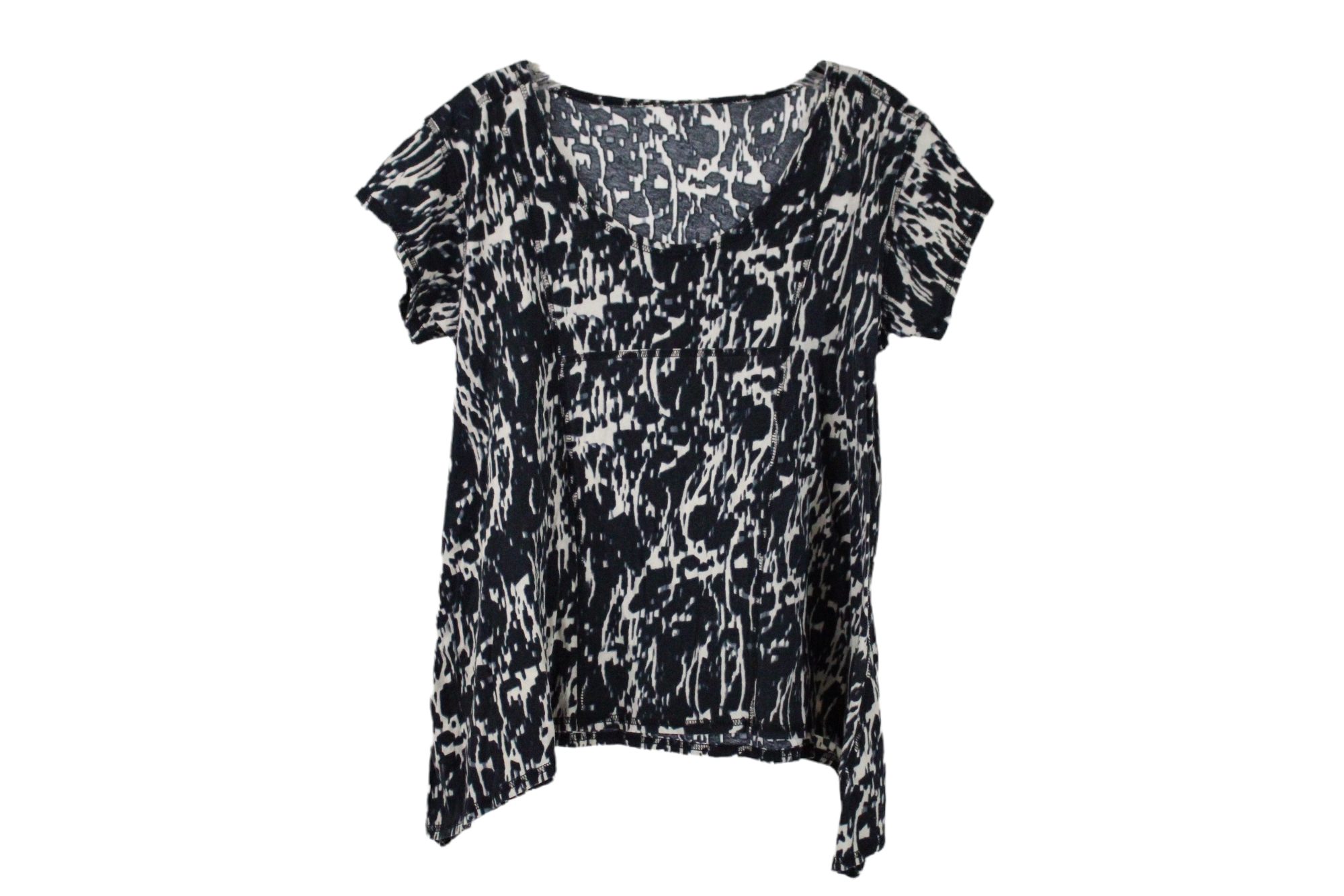 Kenneth Cole Patterned Top | L