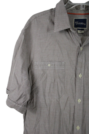 St. John's Bay Tan Button Down Shirt | L