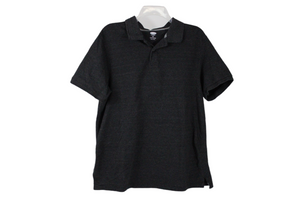 Old Navy Heathered Black Polo | L