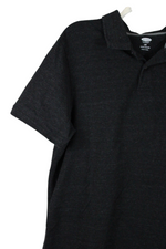 Old Navy Heathered Black Polo | L