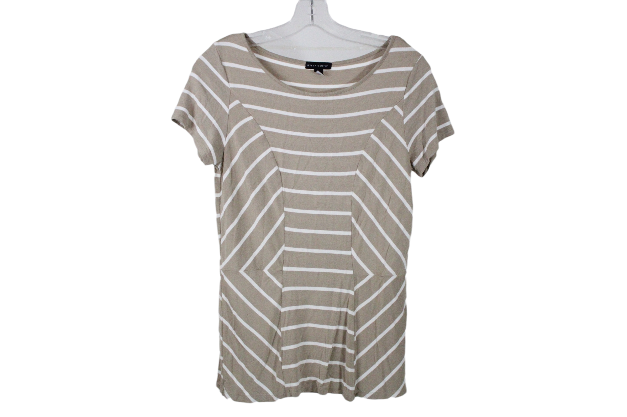 Willi Smith Tan Striped Top | M