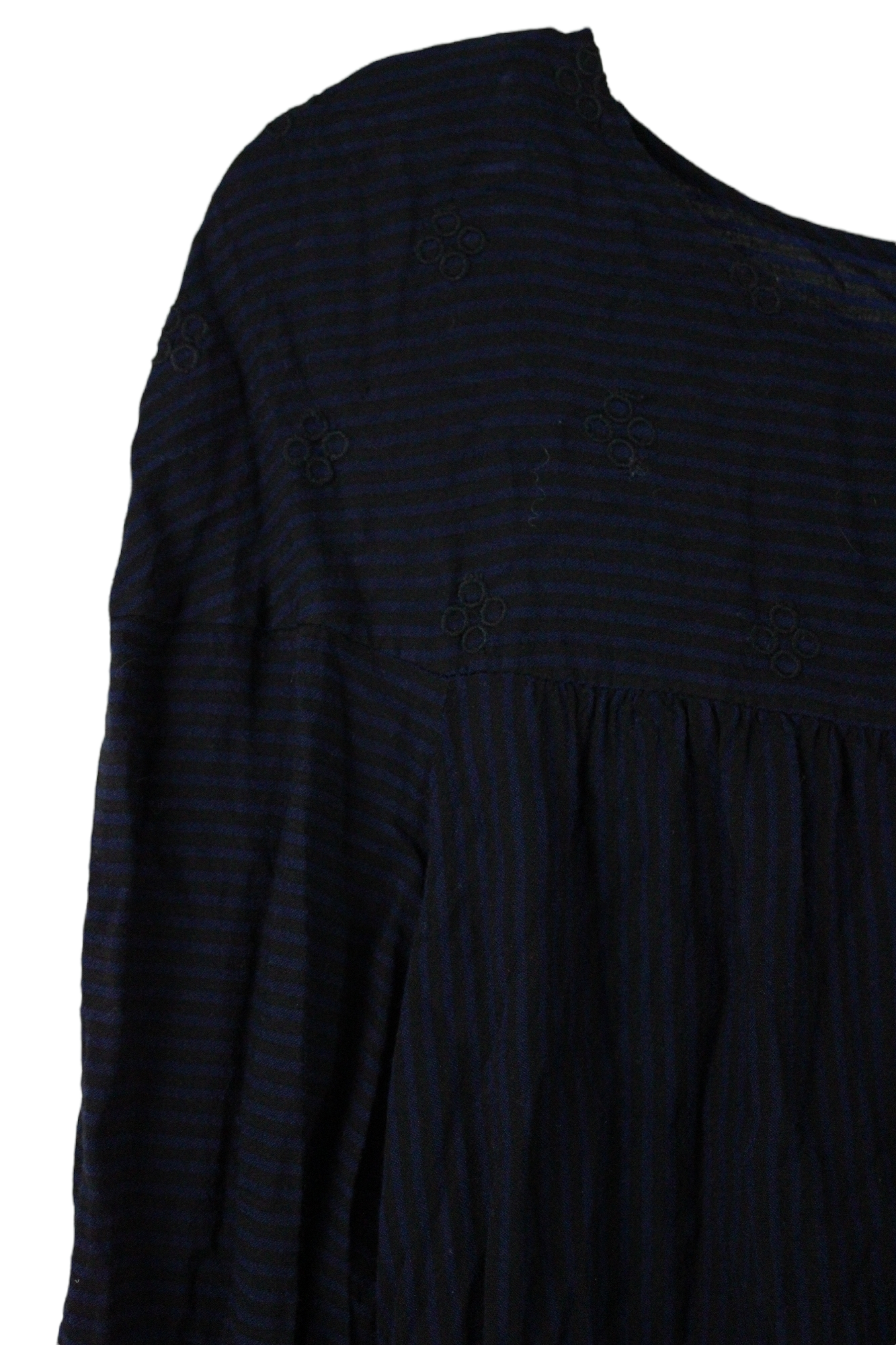 LOFT Blue & Black Blouse | M