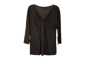 Talbots Brown Blouse | S