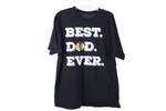 Best Dad Ever Black Tee | XL