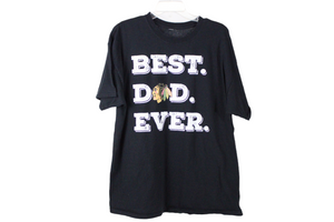Best Dad Ever Black Tee | XL