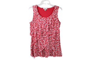 Roz & Ali Red Floral Tank | S