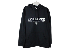 Catching Camp Black Hoodie | M