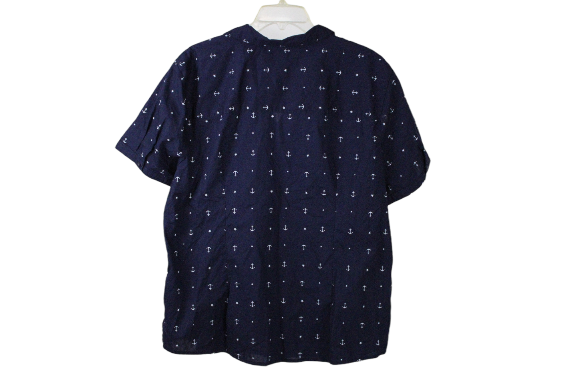 Basic Editions Blue Anchor Shirt | XXL