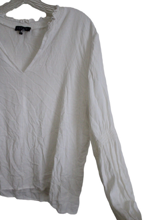 1. State White Blouse | L