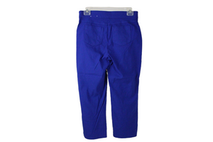 Roz & Ali Blue Stretch Capri | 6