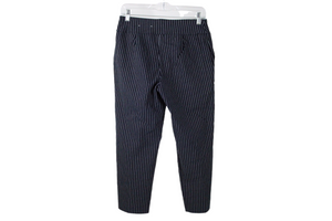 Roz & Ali Navy Striped Ankle Pant | 2